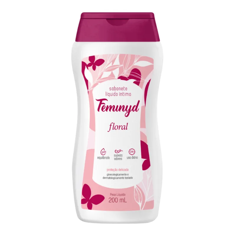Sabonete Líquido Íntimo Feminyd Floral 200ml