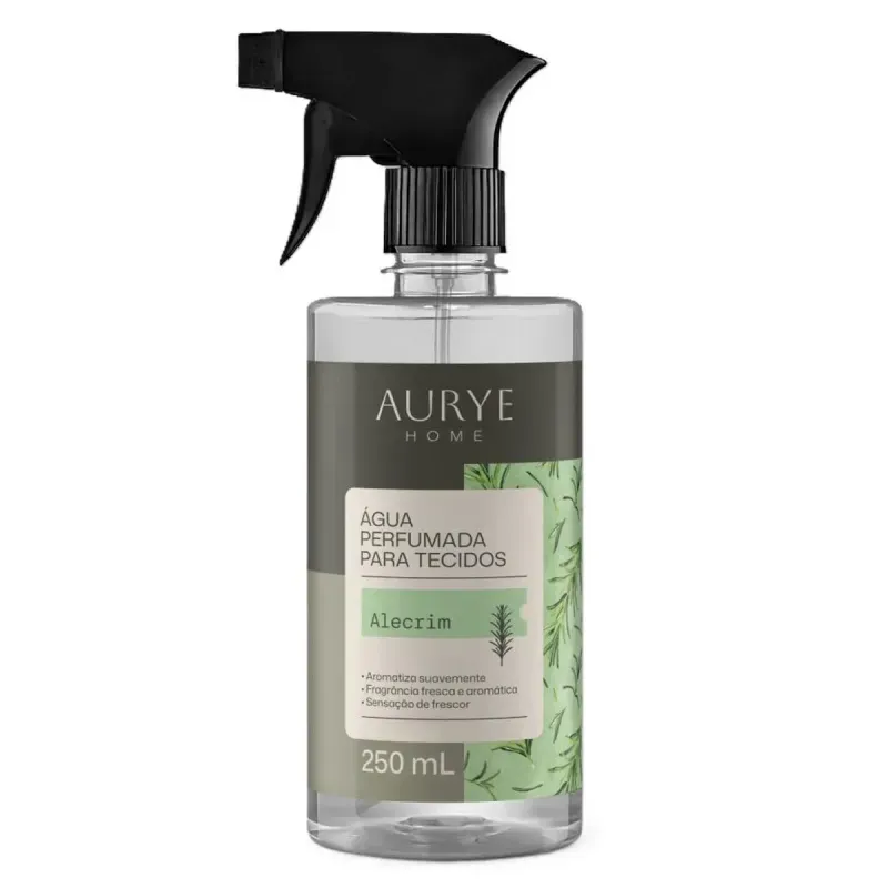 Agua Perfumada De Tecidos Aurye Home Alecrim 250Ml