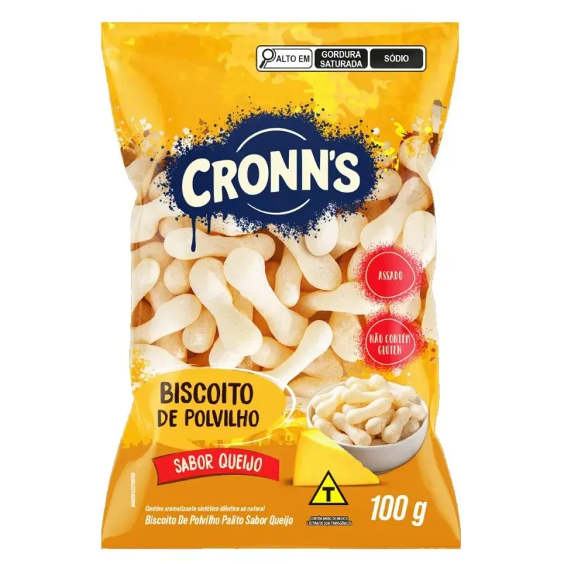 Biscoito de Polvilho Cronn's Queijo 100g