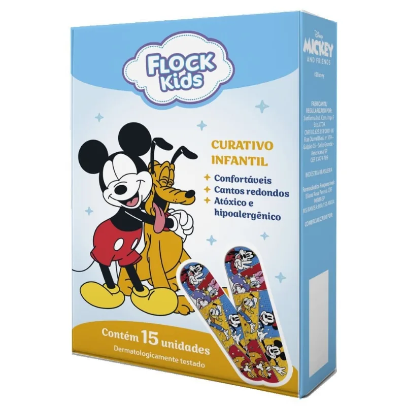 Curativo Infantil Flock Kids Disney 15 Unidades