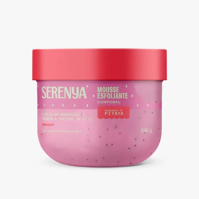 Mousse Esfoliante Corporal Serenya Pitaya 240g