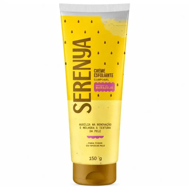Creme Esfoliante Corporal Serenya Maracujá 150g
