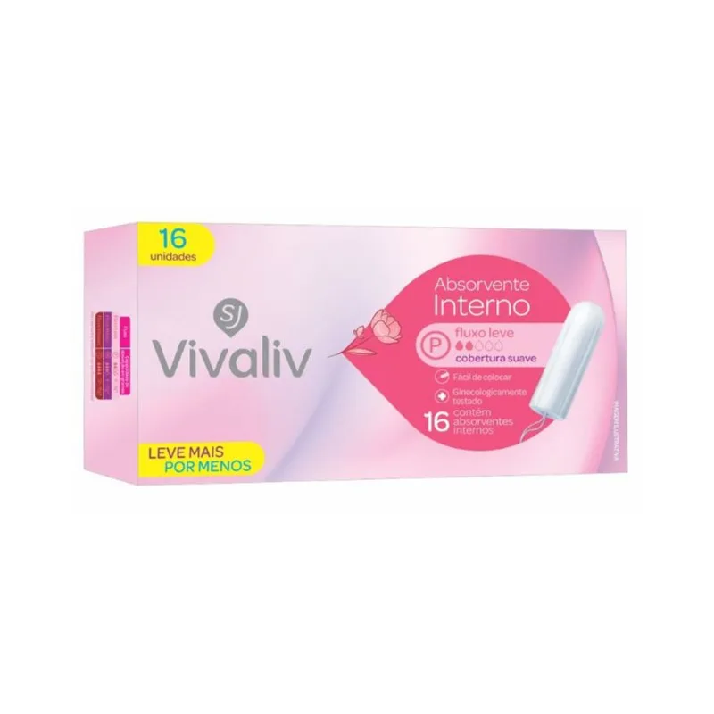 Absorvente Interno Vivaliv Mini 16 Unidades ABS VIVALIV INTERNO MINI 16UN