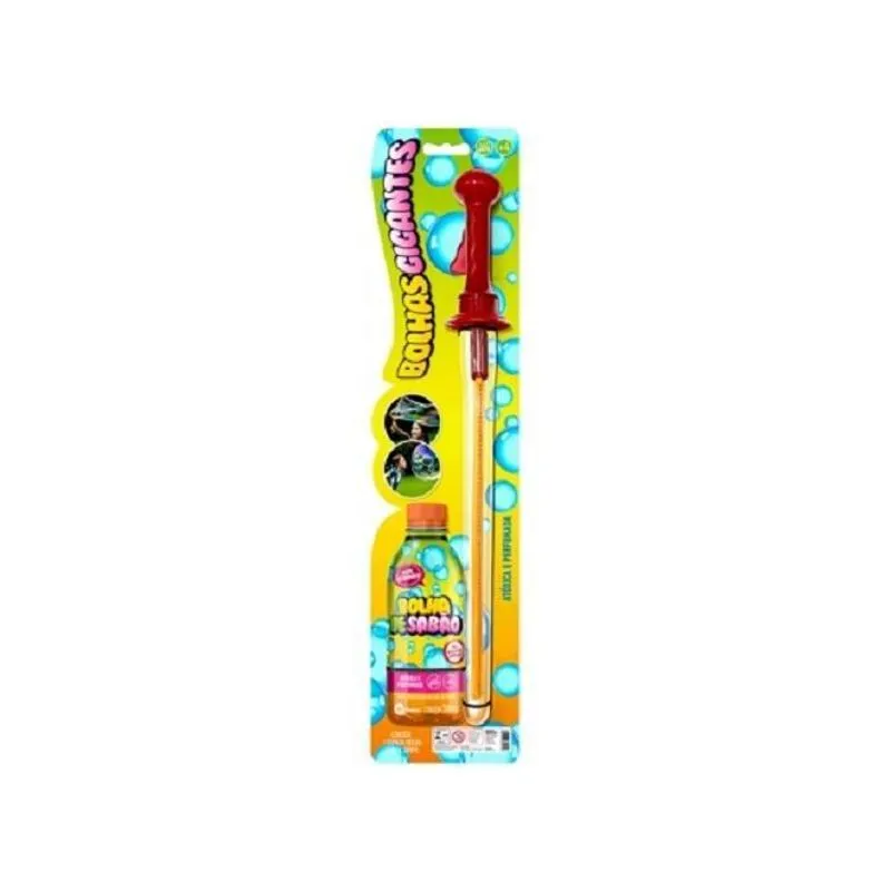 Lança Bolhas De Sabão Gigante Espada Crianças -refil 300 Ml