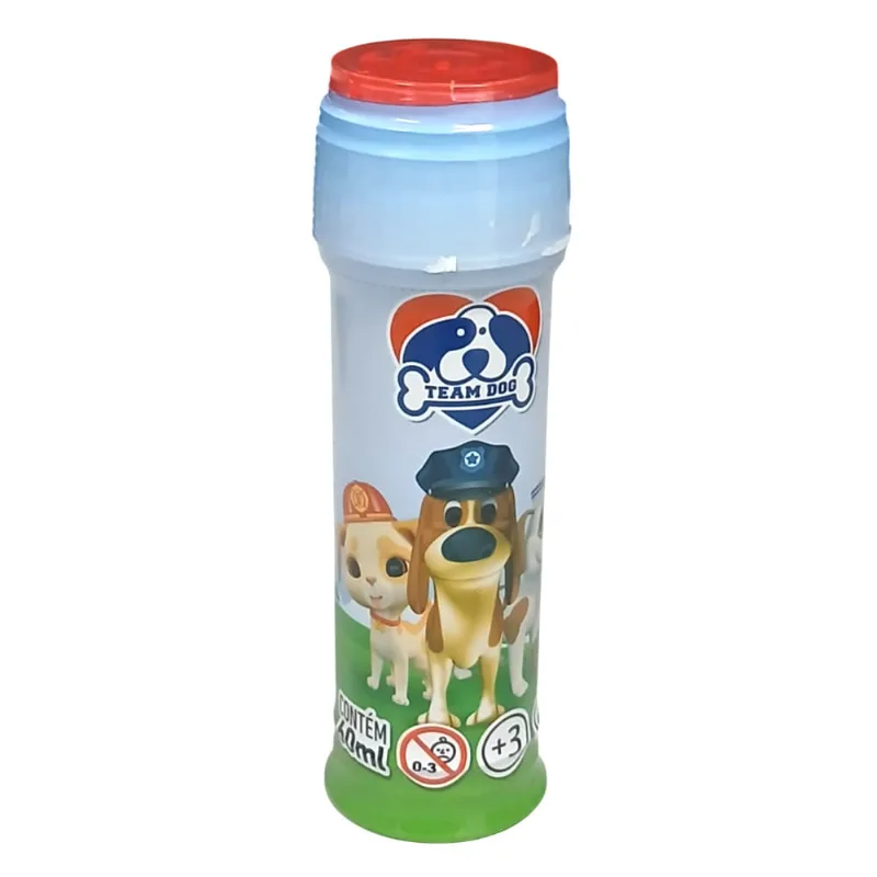 Bolha De Sabão Team Dog 60ml Wow Toys