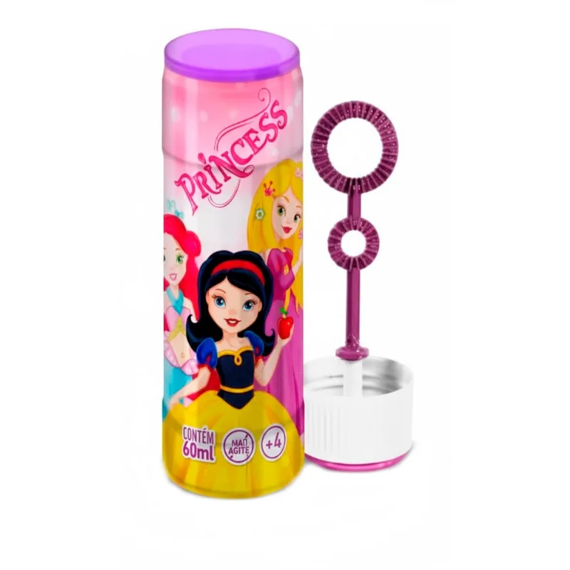 Brinquedo Isakids Bolha De Sabão Princesas 60ml