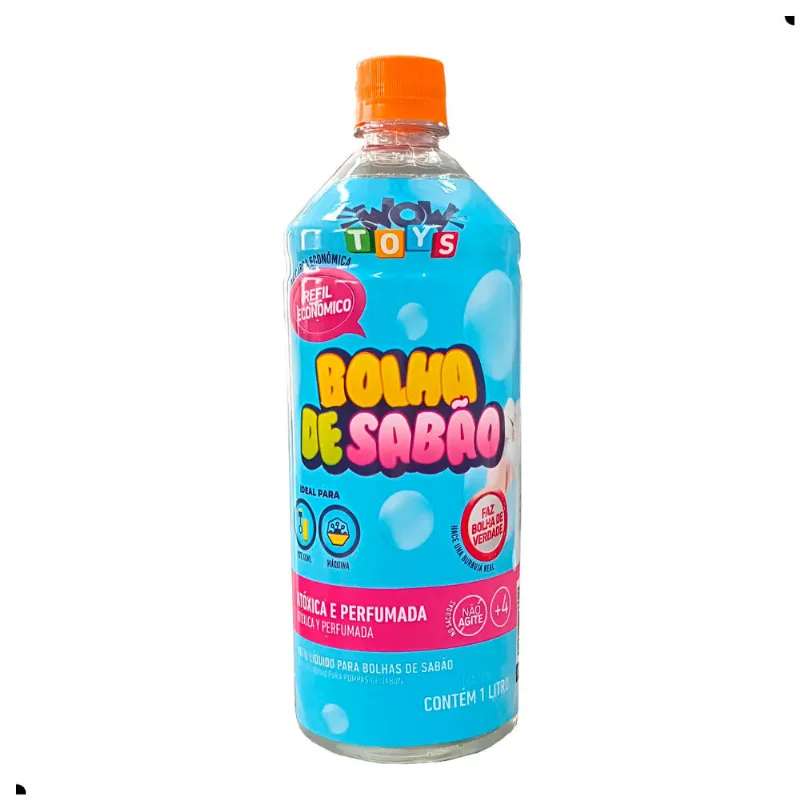 Refil Bolha De Sabão 1 Litro Wow Toys