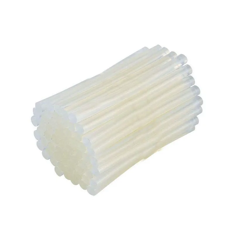 Cola Quente Bastão Fina Pacote 1kg Transparente 7mm x 30cm