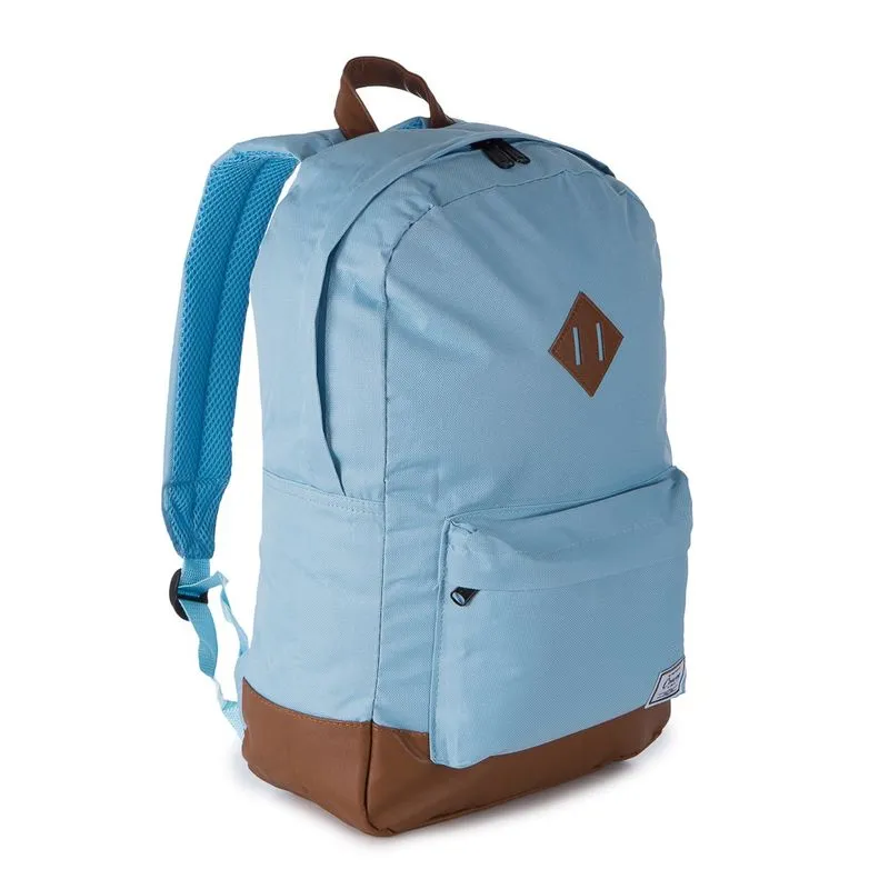 Mochila Casual Escolar Universitaria em Poliéster Convoy Cool Azul Claro