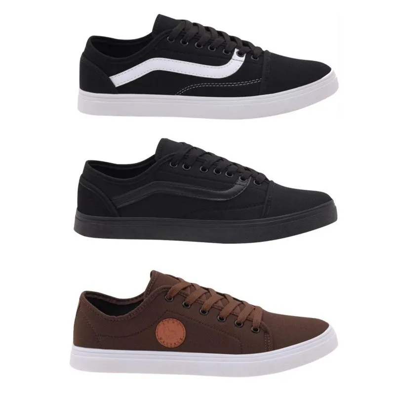 Kit 3 Tenis Polo Malbeck Casual Masculino Klool, Klool BB e Lion