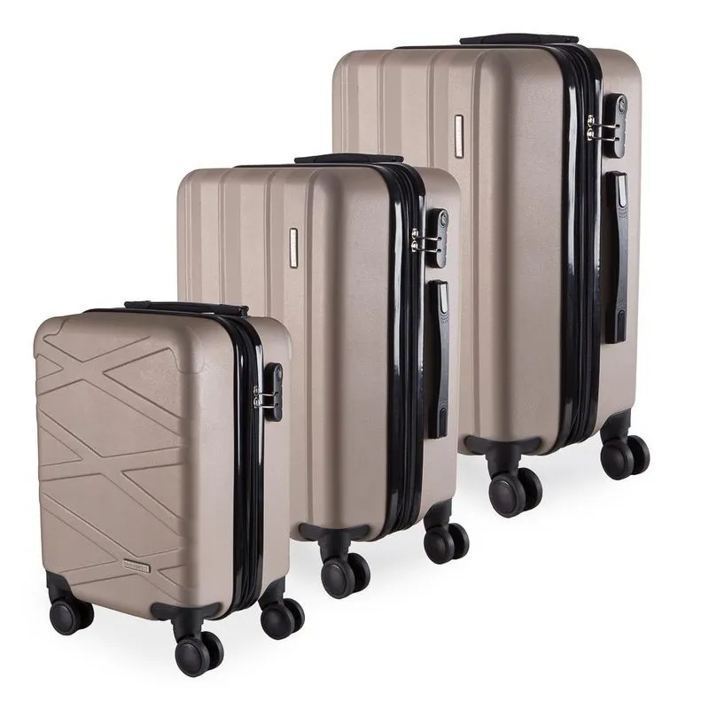 Malas de Viagem ABS Tóquio Bege