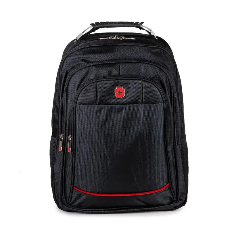 Mochila Para Notebook Executiva Swissland SL04001 Em PoliÉSter Nobre Com Cabo De AÇO 18' Vermelha