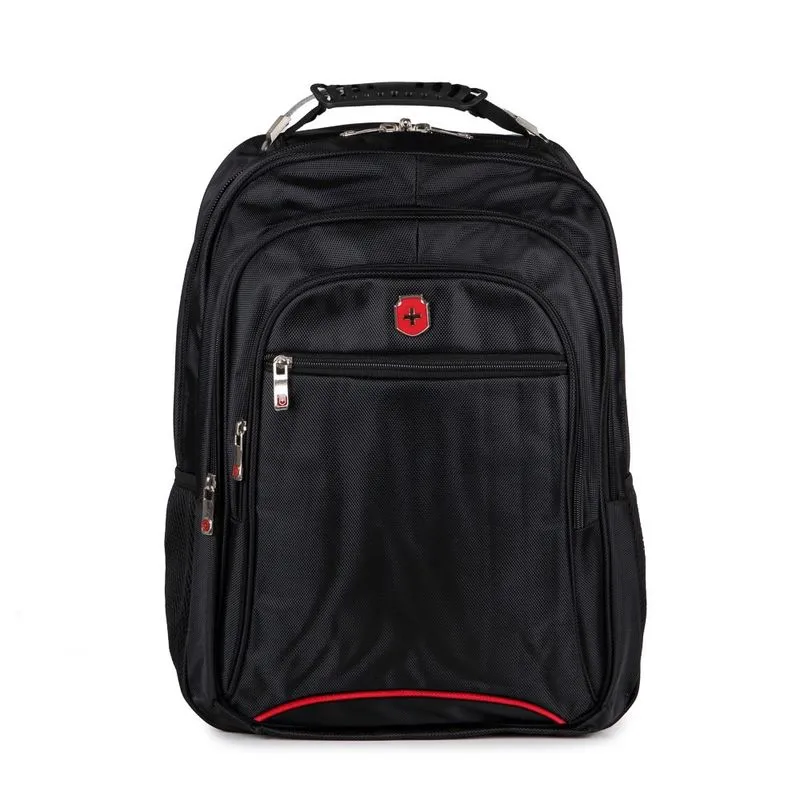 Mochila para Notebook Executiva Swissland Sl04003 em Poliéster Nobre com Cabo de Aço 18 Preta com V