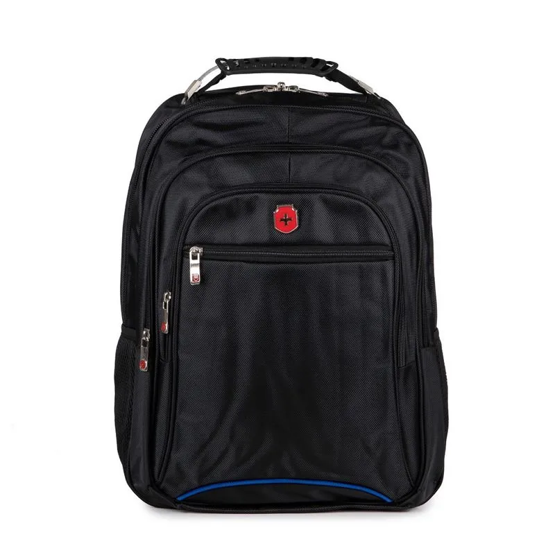 Mochila para Notebook Executiva Swissland SL04003 em Poliester Nobre 18 Preta com Azul