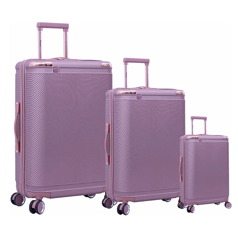 Conjunto De Malas De Viagem Abs Cruzeiro Assunção 156 Rodas Duplas Giro 360º Cadeado Tsa 3 Pcs P/m/g