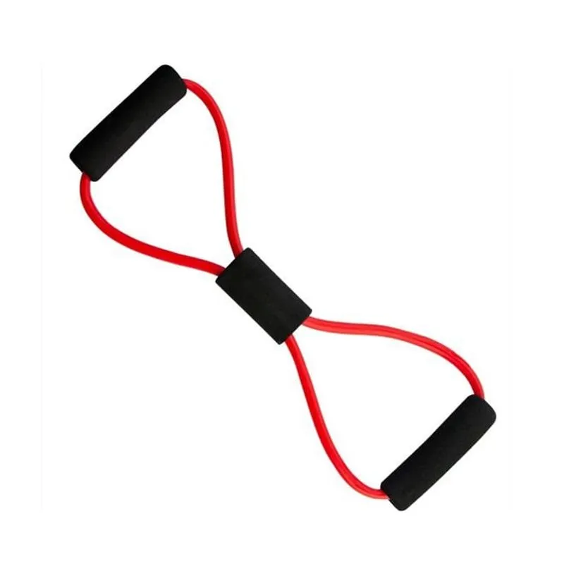 Elástico Extensor 1 Via Látex em 8 Médio Vollke - Vermelho
