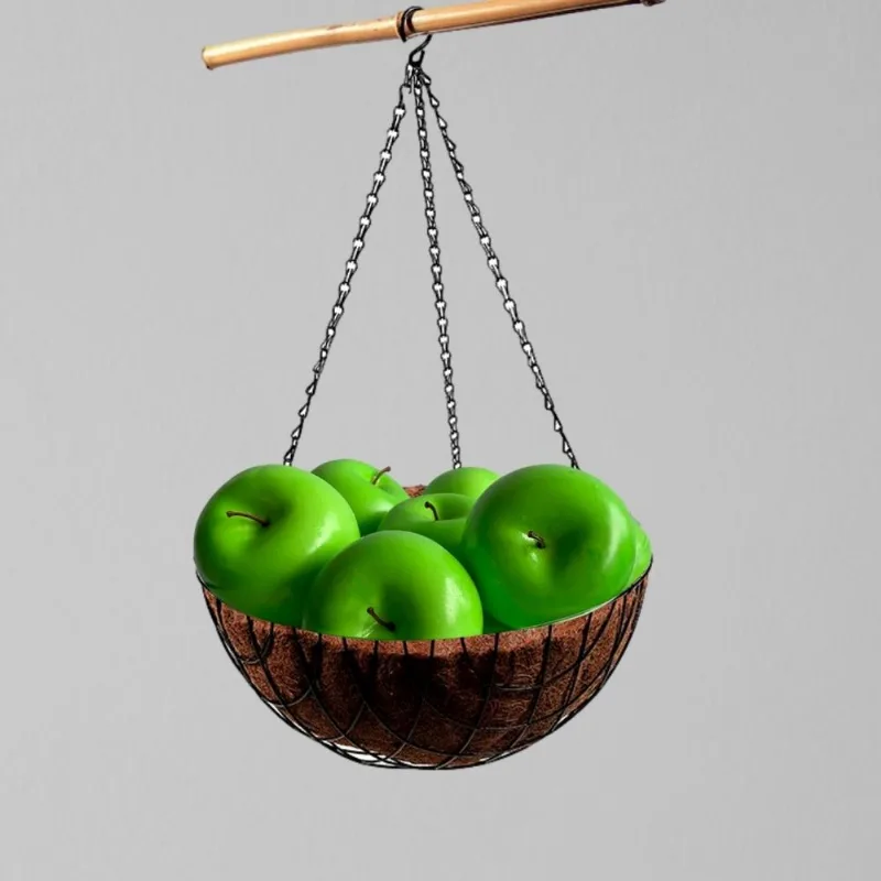 Kit Com 3 Maçãs Verdes Decorativas – Frutas Artificiais Para Centro De Mesa, Estante Ou Sala De Estar