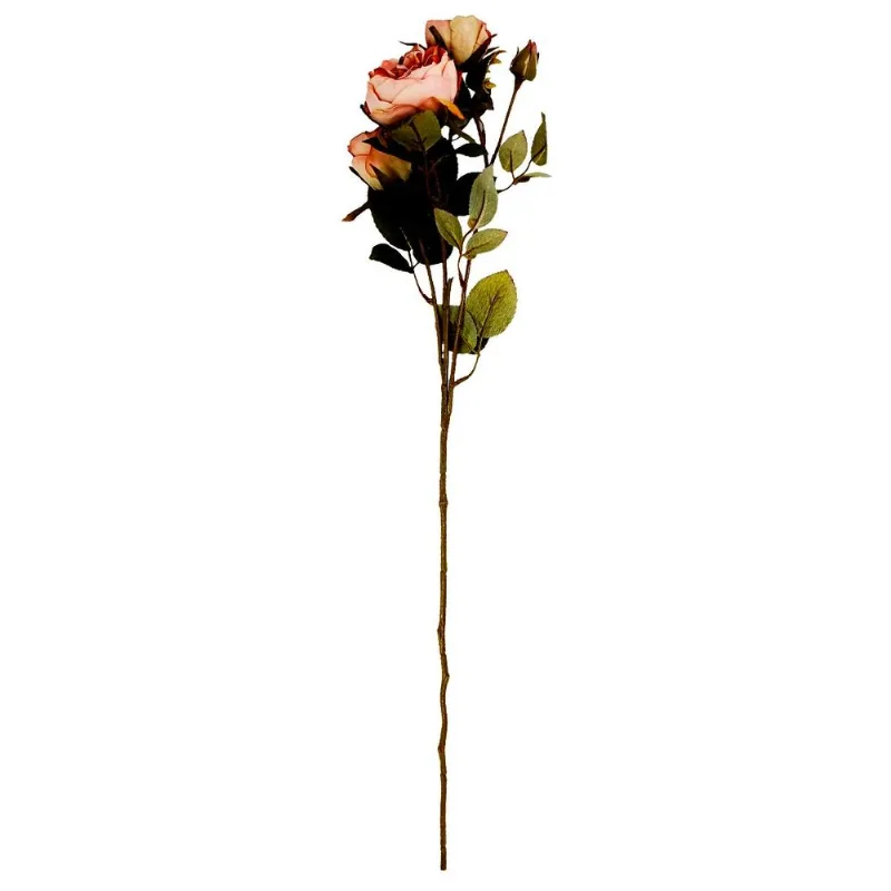 Galho Flor Peônia Artificial 63cm em Plástico Winmax