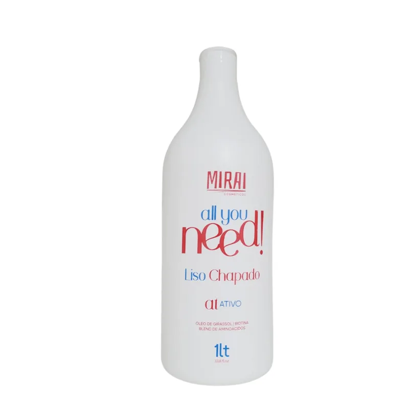 Definitiva Liso Chapado Plástica S/formol 1l Mirai Cosmetico