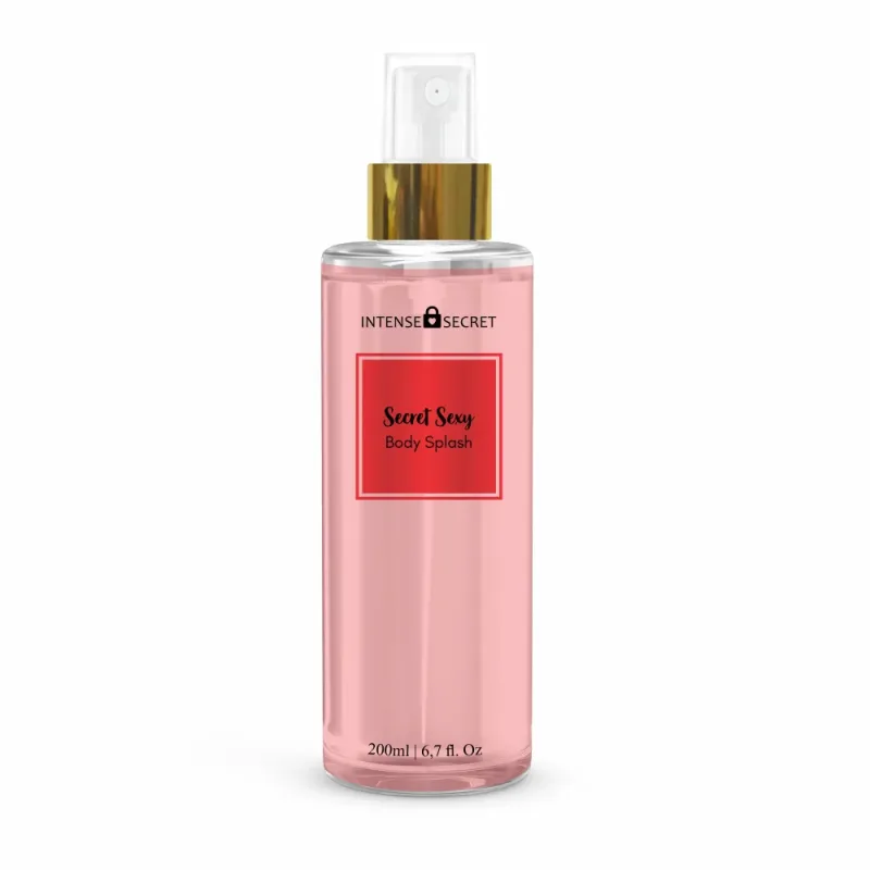 Body Splash Secret Sexy 200ml Intense Secret - lojaparaisodarepublica