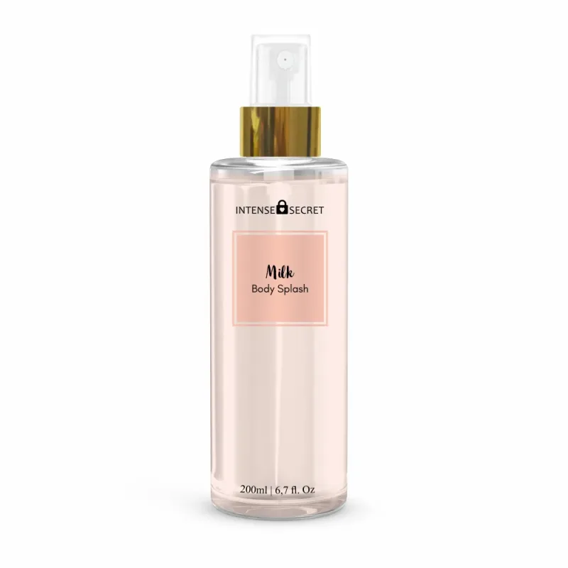 Body Splash Milk 200ml Intense Secret - lojaparaisodarepublica