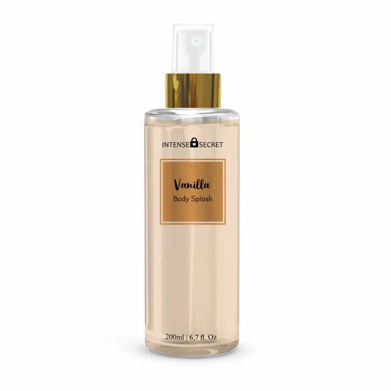 Body Splash Vanilla 200ml Intense Secret - lojaparaisodarepublica