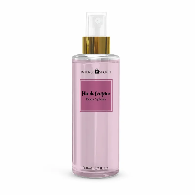 Body Splash Flor de Cerejeira 200ml Intense Secret - lojaparaisodarepublica