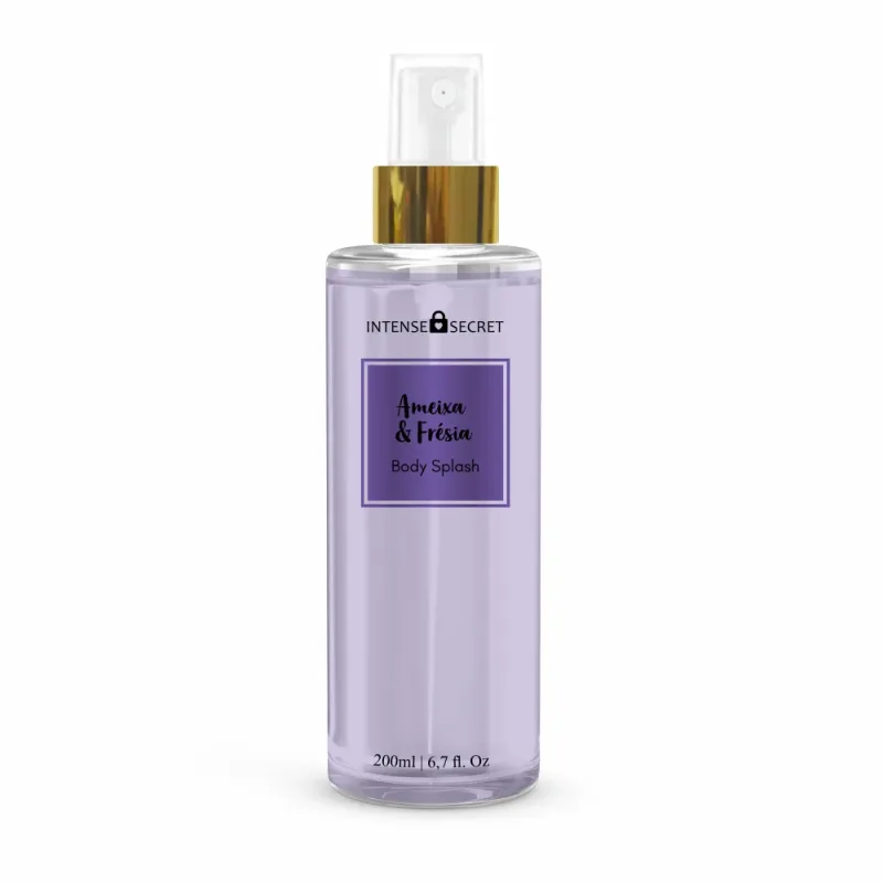 Body Splash Ameixa e Frésia 200ml Intense Secret - lojaparaisodarepublica