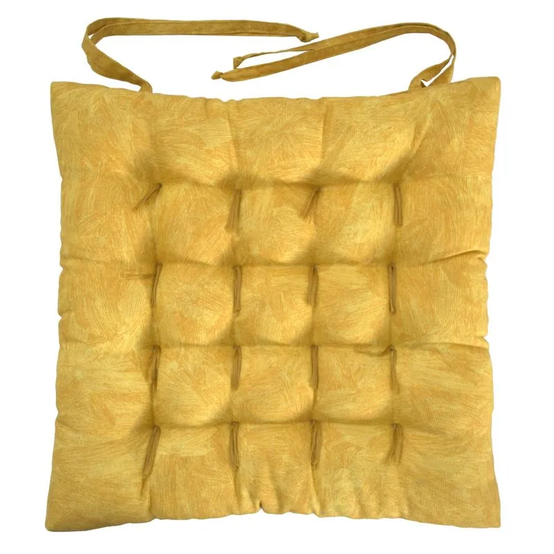 Almofada Assento Futton Alasca 40x40cm - Mostarda