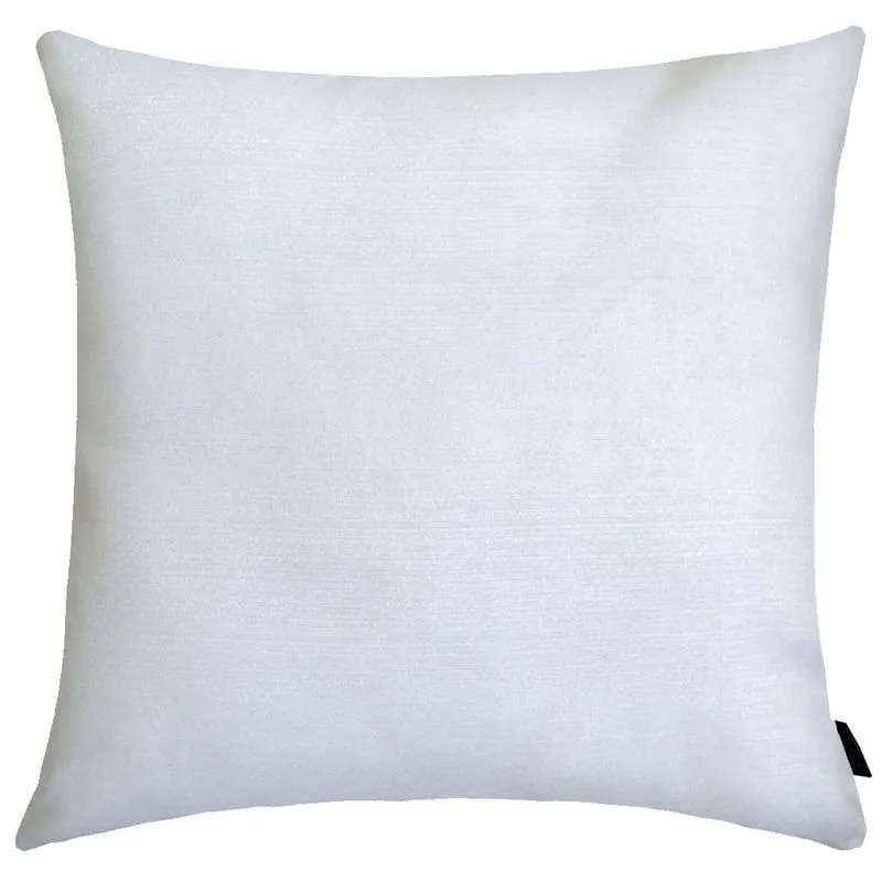 Capa de Almofada Rustica Lisa 40x40cm Branca