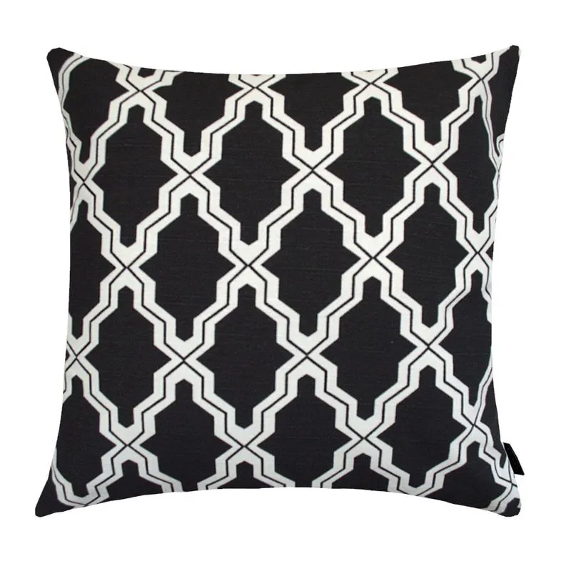 Almofada Flamê Estampado Sintonia 40x40cm Preto