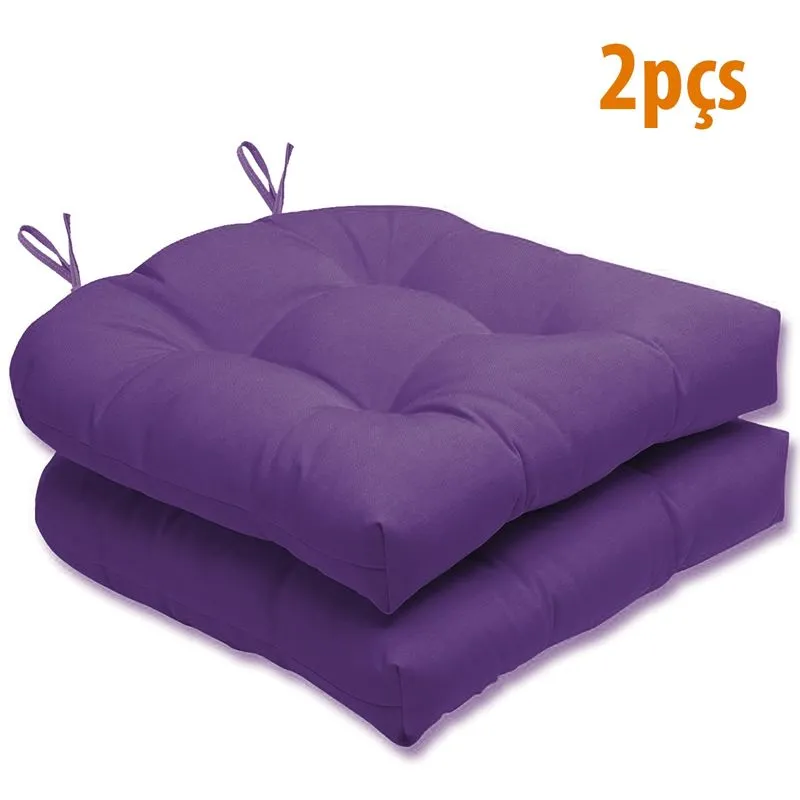 Almofada Para Assento Futton Solid 40x40cm Roxo 2Pçs