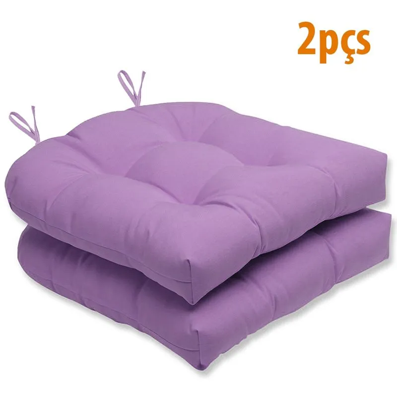 Almofada Para Assento Futton Solid 40x40cm Lilas 2Pçs