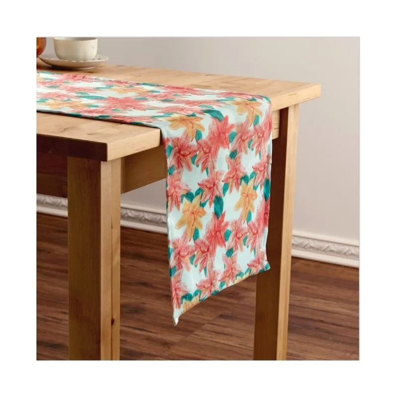 Caminho de Mesa Milano Flor 40x200cm Rosê