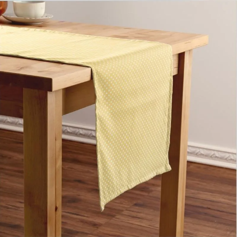 Caminho de Mesa Milano Pois 40x200cm Amarelo