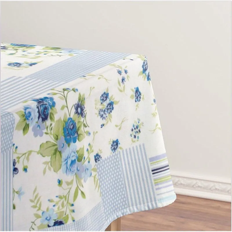 Toalha de Mesa Bryne 140x220cm Azul