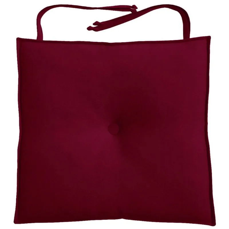 Almofada Para Cadeira 40x40cm Moond - Vermelho escuro