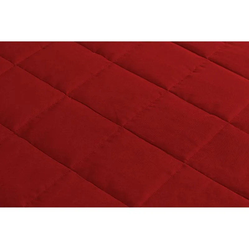 Kit Colcha Elastico Matelado Casal Queen 3 Peças Vermelho