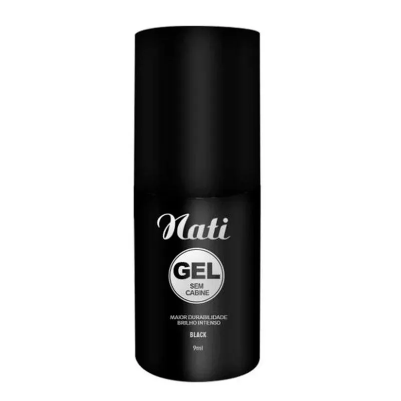 Esmalte Nati Gel Sem Cabine - Black
