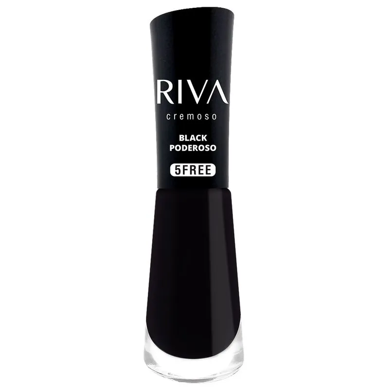 Esmalte Riva 5 Free Black Poderoso