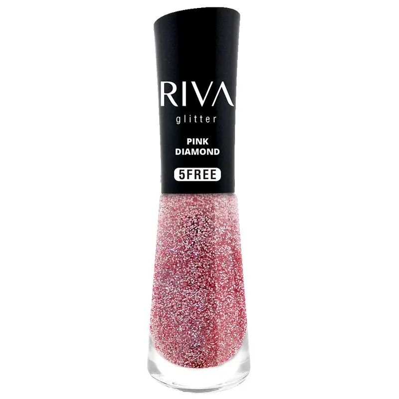 Esmalte Riva Glitter 5Free Pink Diamond