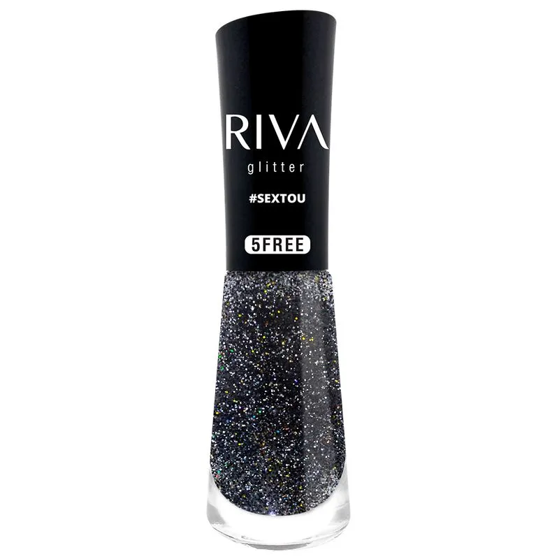 Esmalte Riva Glitter 5Free #Sextou