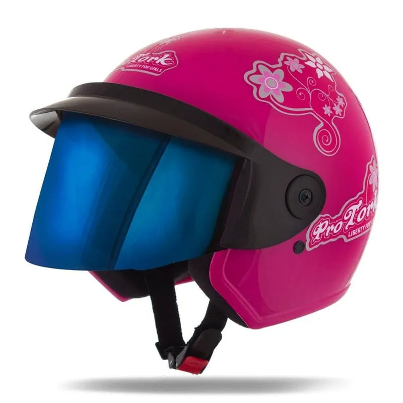 Capacete Liberty Three Girls Iridium Rosa 56