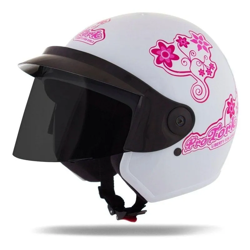 Capacete Liberty Three Girls Fume Branco 58