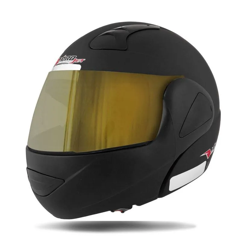 Capacete V-pro Jet Branco Dourada Preto Fosco 58 Capacete V-pro Jet Branco Dourada Preto Fosco 58