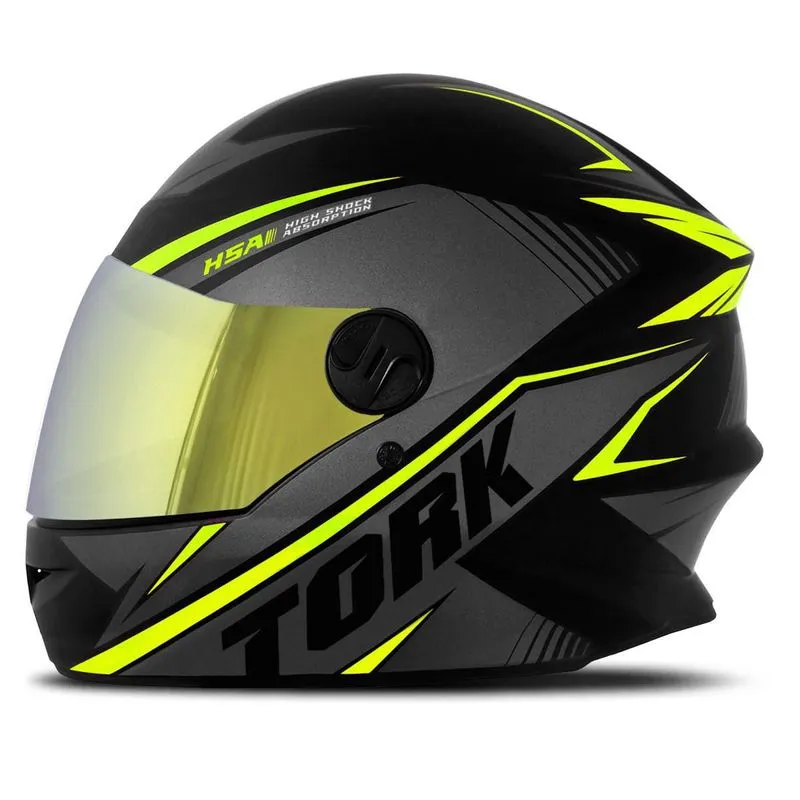 Capacete Protork R8 Dourada Amarelo 60 Capacete Protork R8 Dourada Amarelo 60