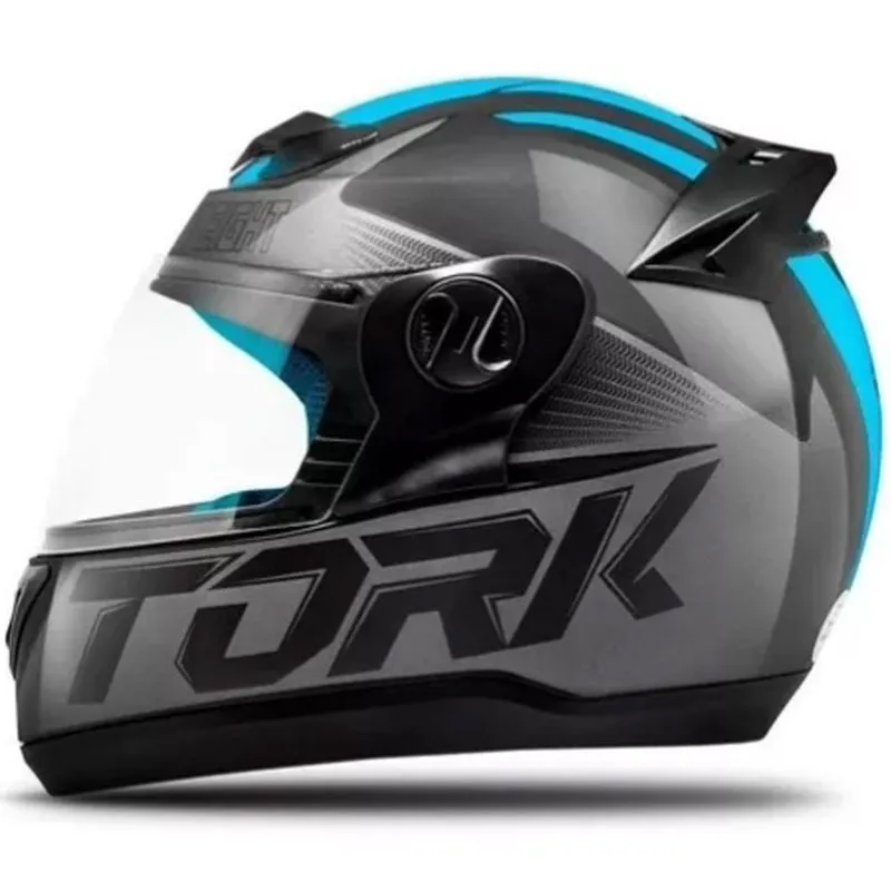 Capacete Tork 788 G7 Evolution Fosco Preto Azul 56