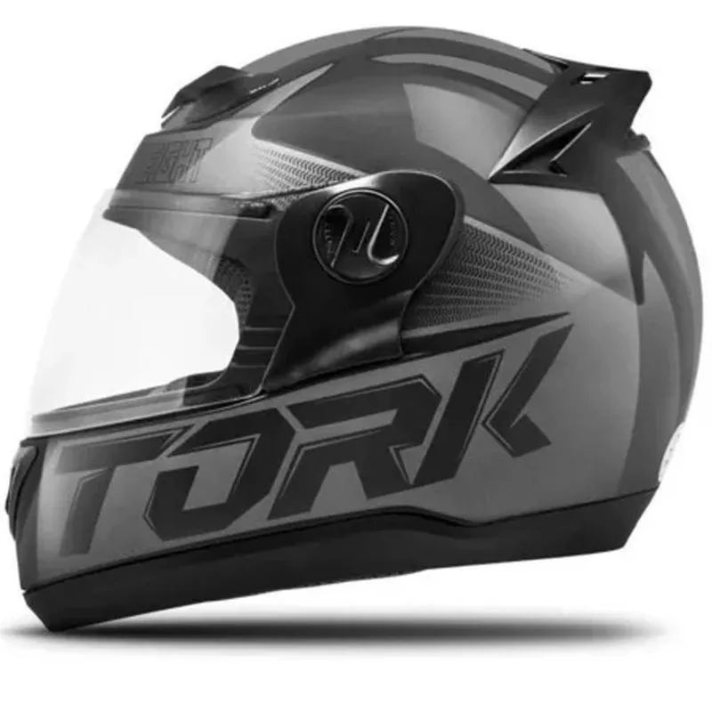 Capacete Tork 788 G7 Evolution Fosco Preto Cinza 60