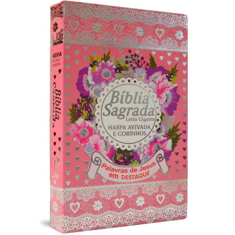 Bíblia Letra Gigante Luxo- Arc - Laminada Rosa - Arc