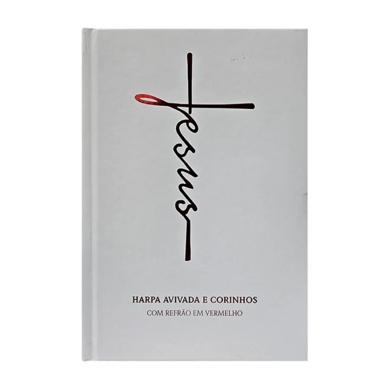 Harpa avivada e corinhos capa dura l. hiperg. mod. 08 jesus branca